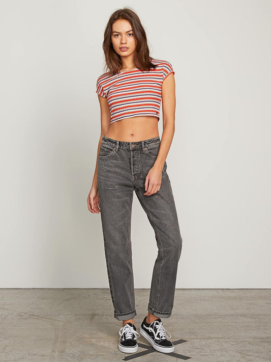 Jean Stoney Boyfriend - Black Destructo