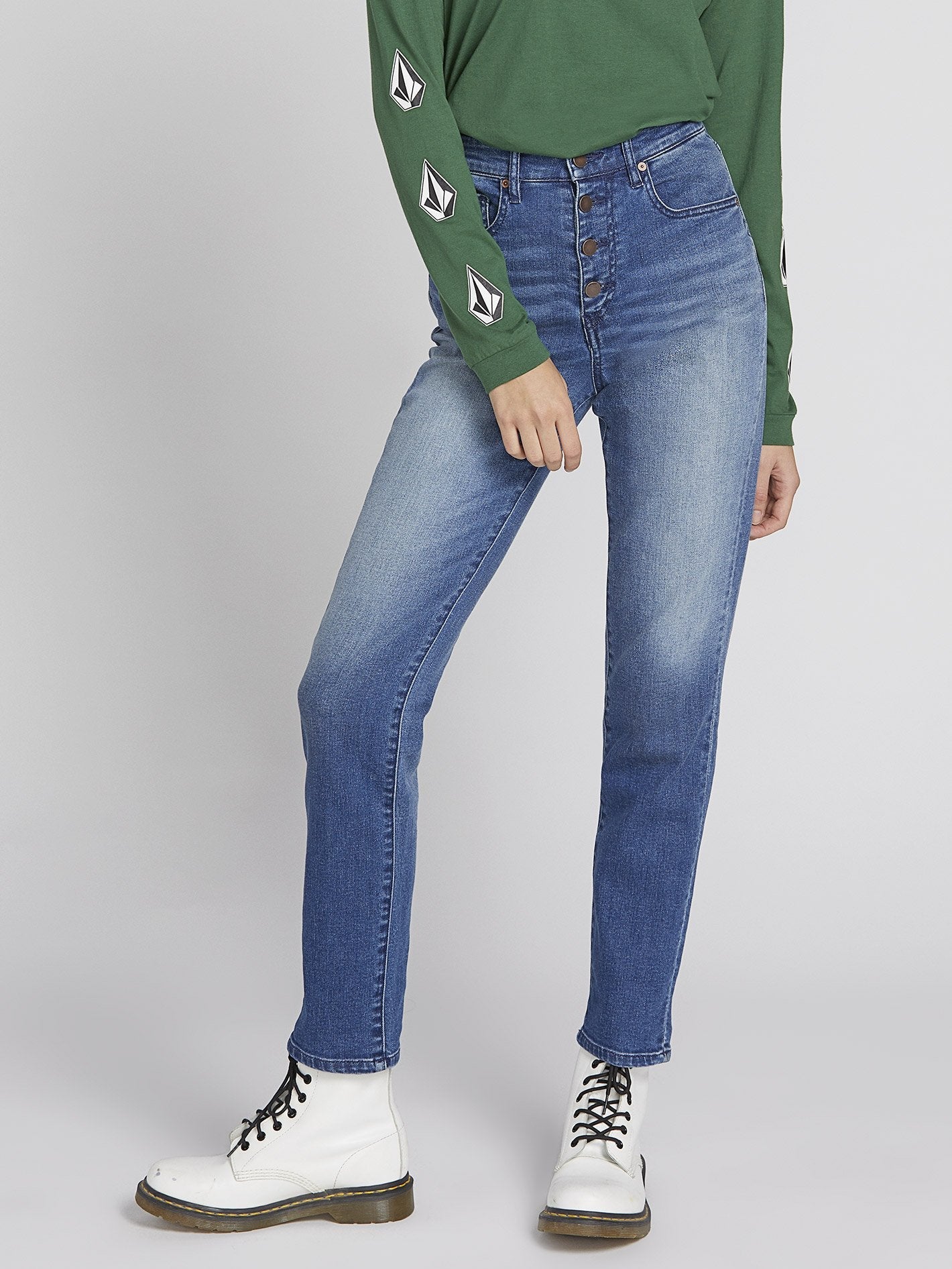 Jean Super Stoned Skinny - Medium Blue Wash