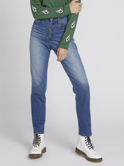 Jean Super Stoned Skinny - Medium Blue Wash