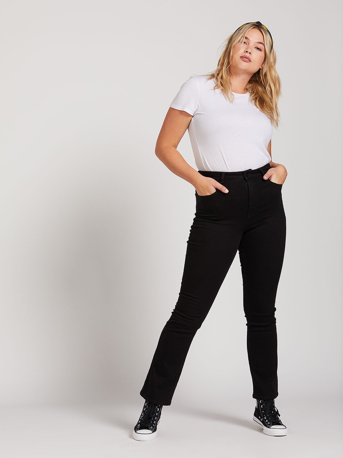 Stoney Flared - PREMIUM WASH SCHWARZ