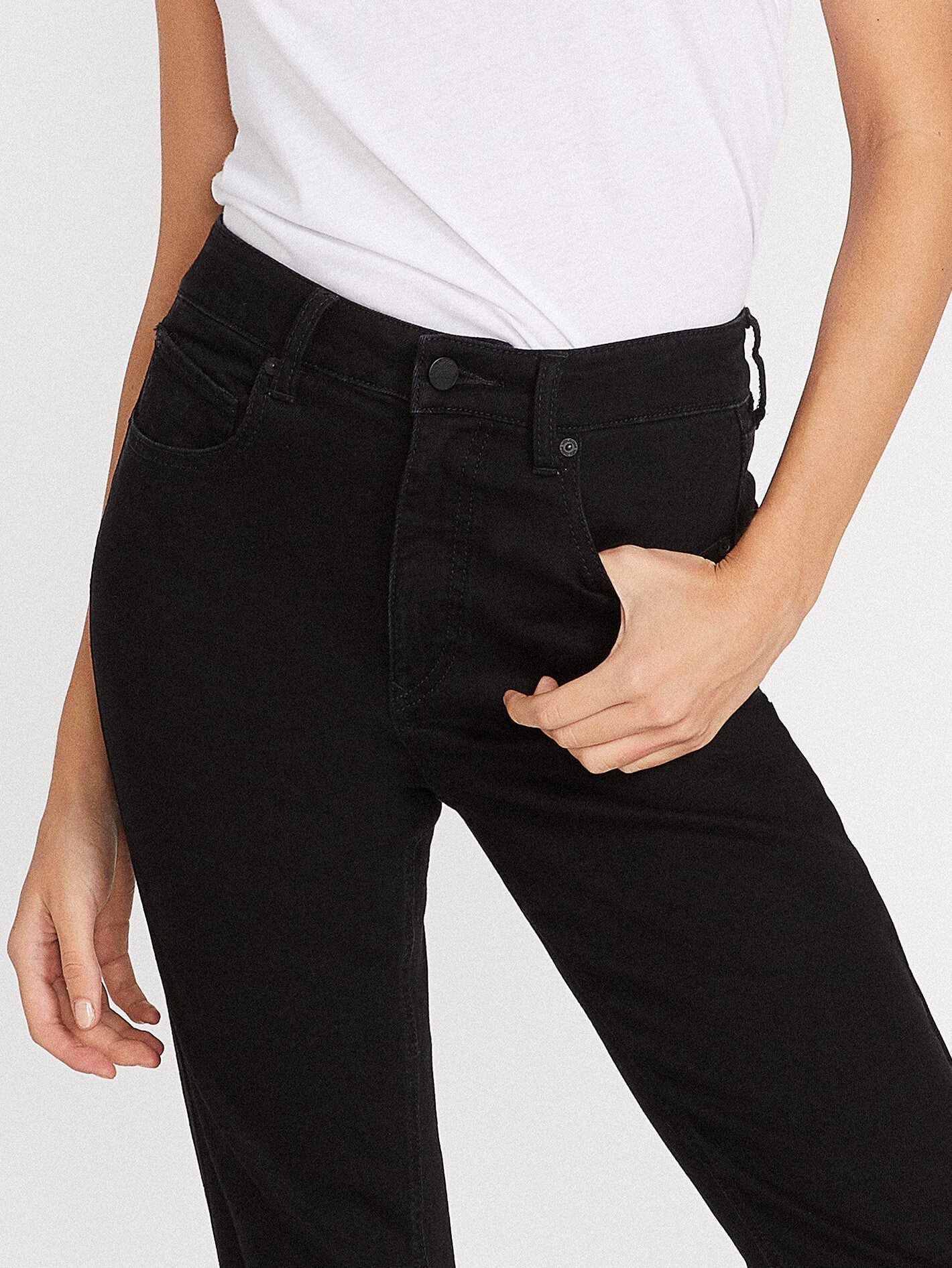 Stoney Flared - PREMIUM WASH SCHWARZ