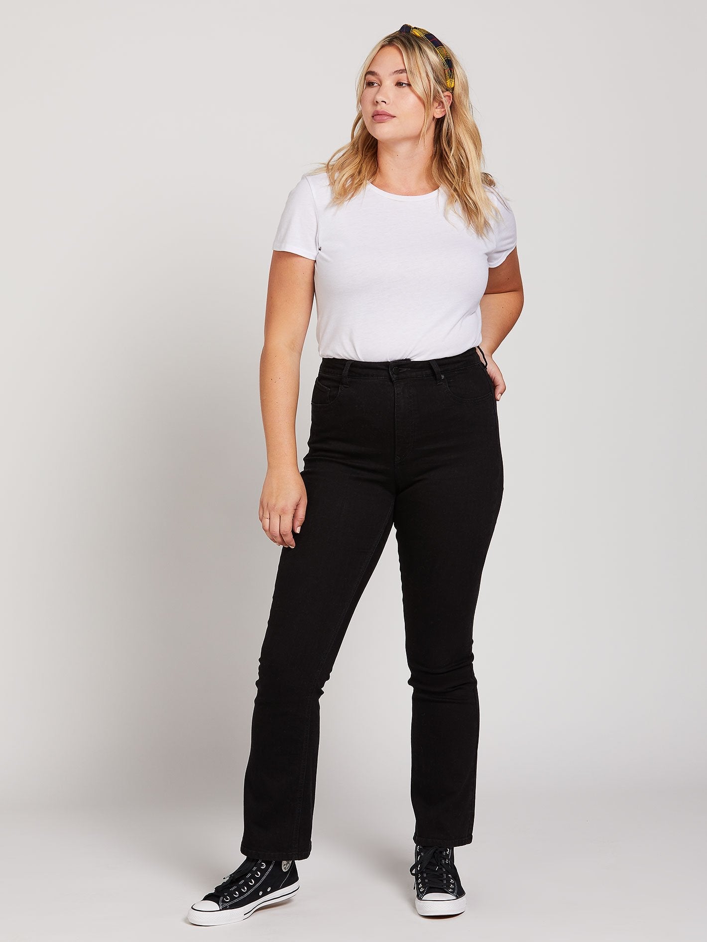 Stoney Flared - PREMIUM WASH SCHWARZ