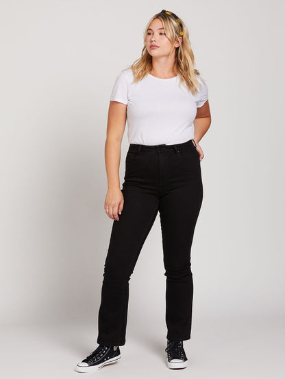 Stoney Flared - PREMIUM WASH SCHWARZ
