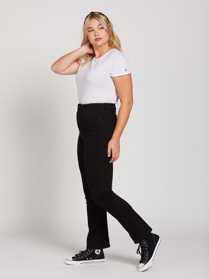 Stoney Flared - PREMIUM WASH SCHWARZ