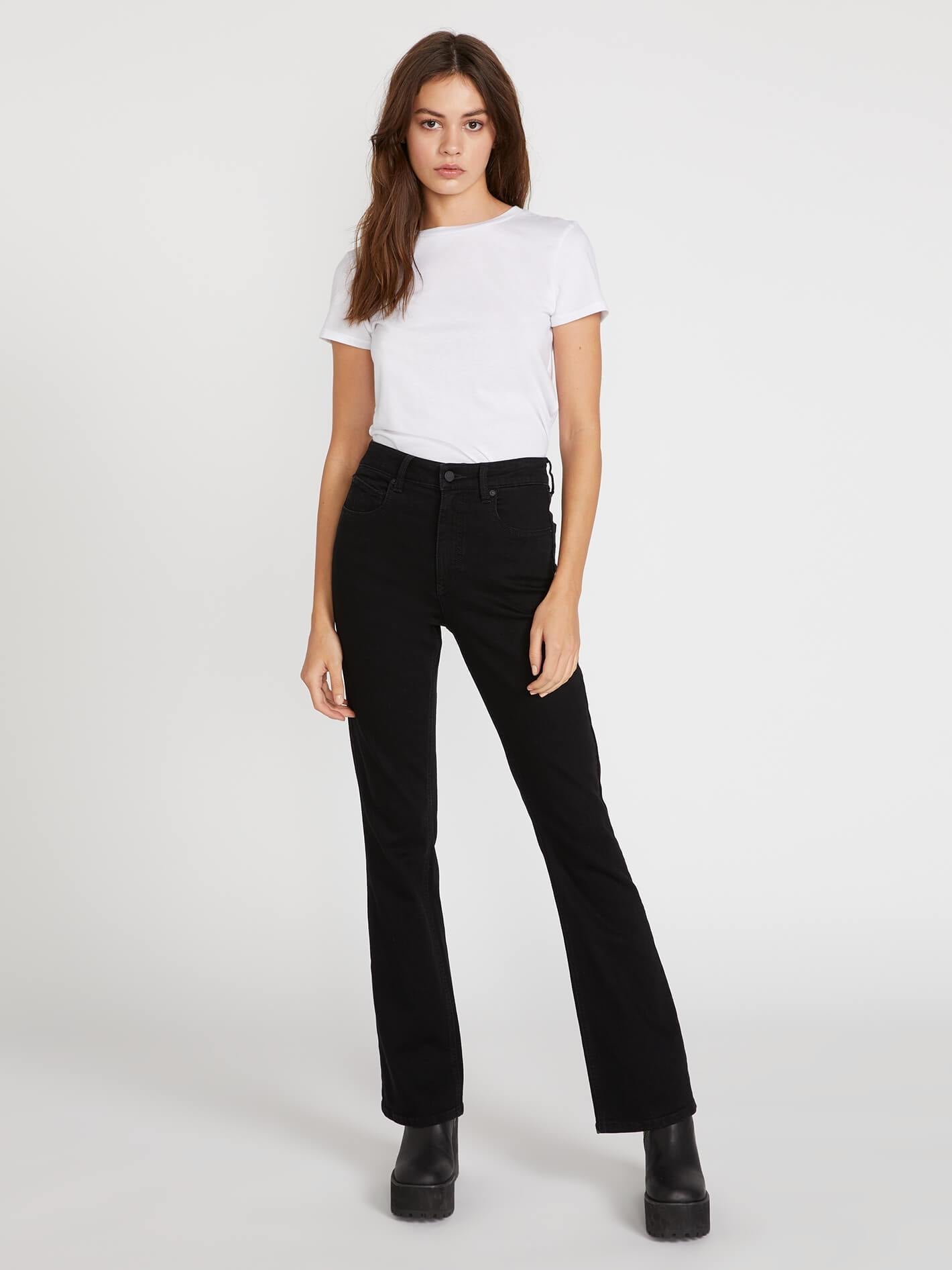 Stoney Flared - PREMIUM WASH SCHWARZ