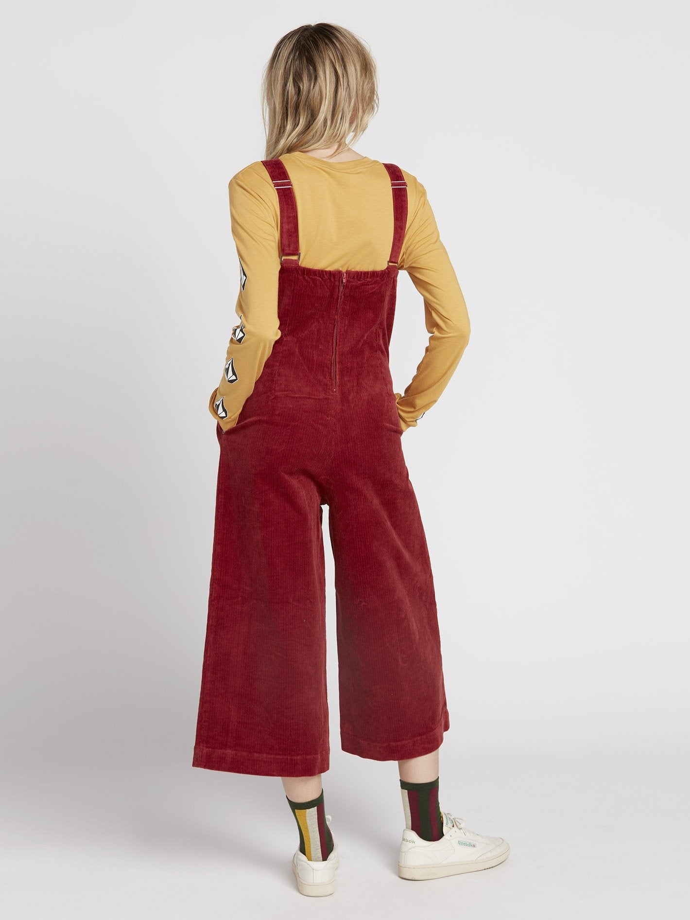 Oh My Cord-Overalls - Auburn