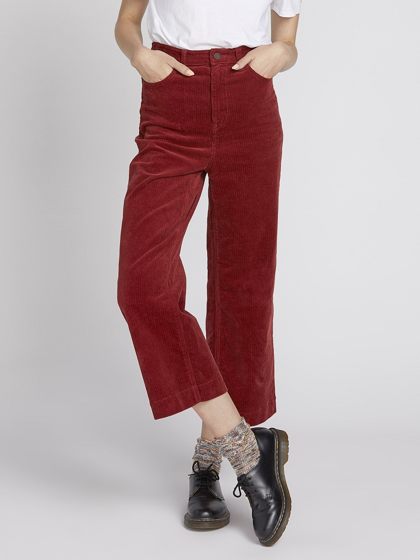 Pantalon Oh My Cord Wide Leg - Auburn