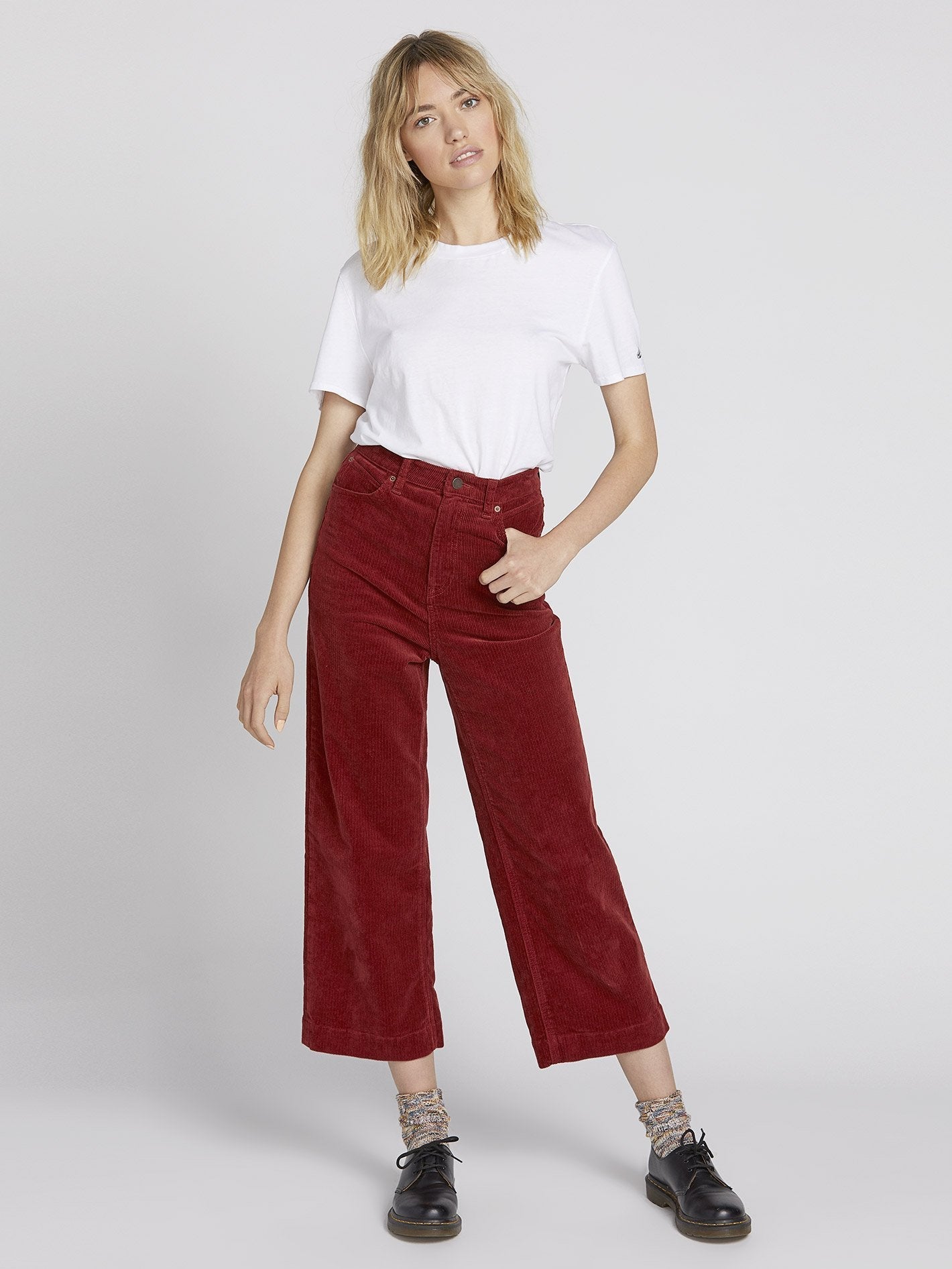 Pantalon Oh My Cord Wide Leg - Auburn