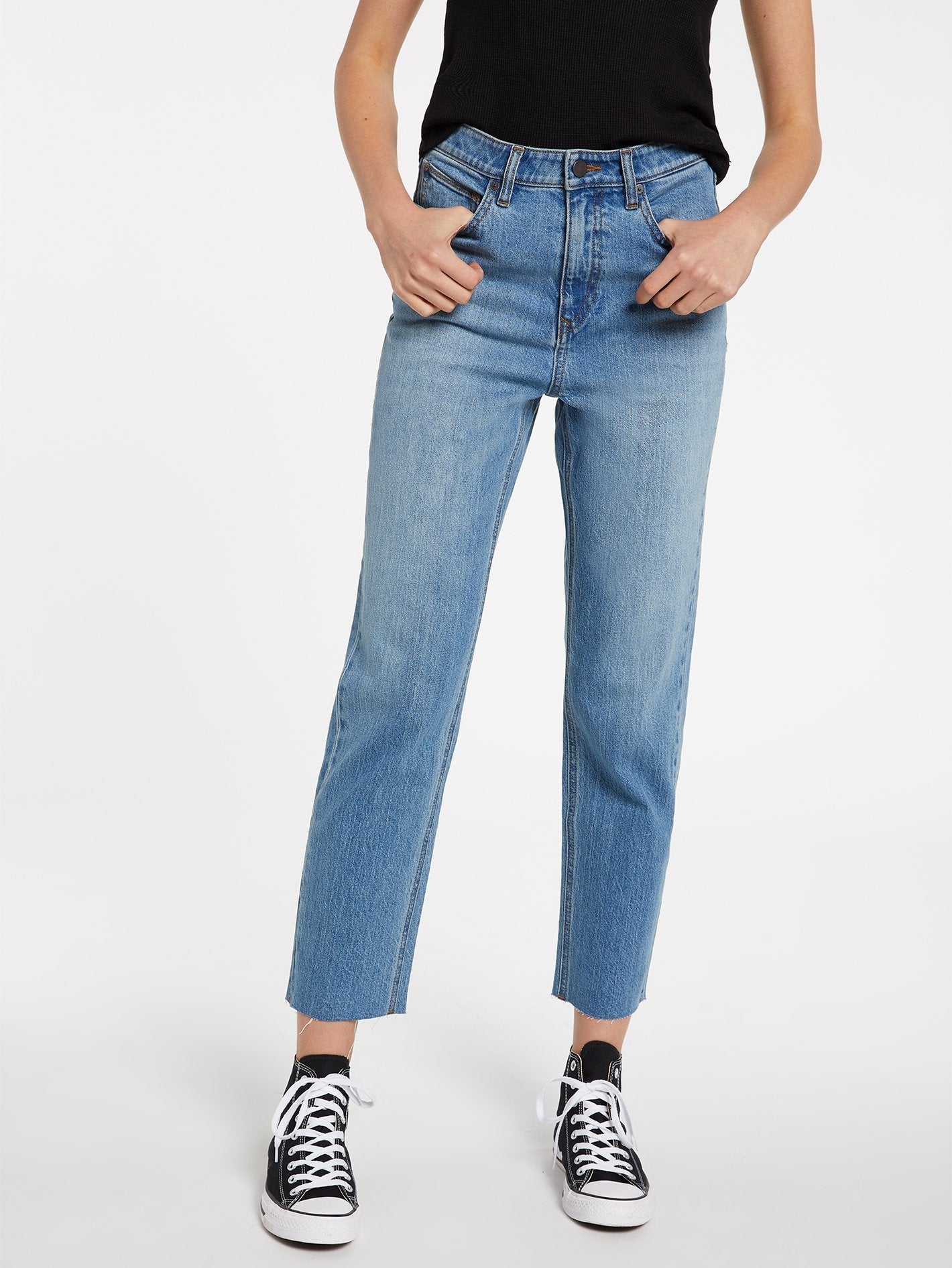 Jean Stoned Straight - ASH BLUE
