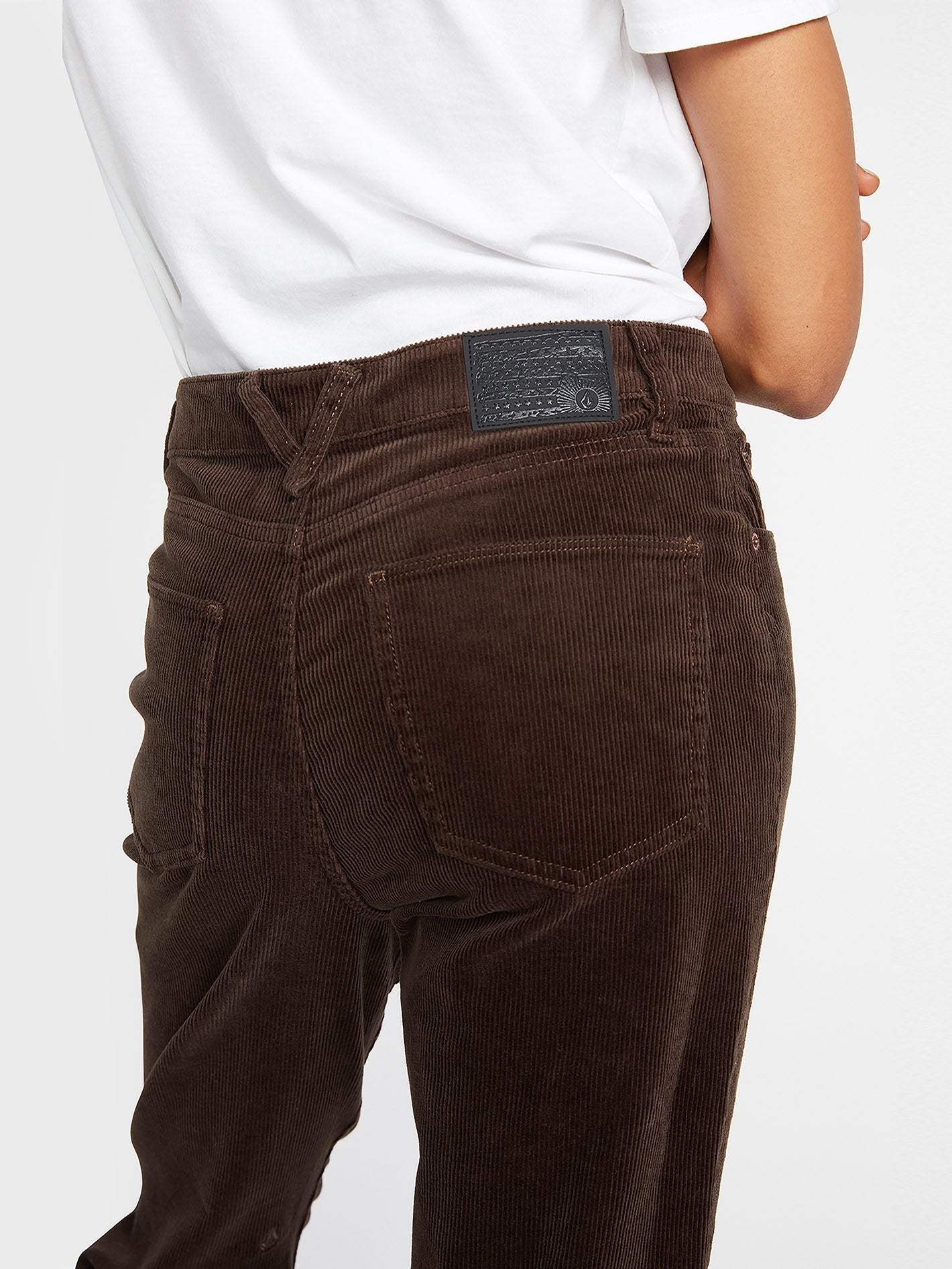 Pantalon en velours côtelé Stoned Straight - ESPRESSO