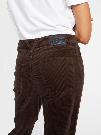 Pantalon en velours côtelé Stoned Straight - ESPRESSO