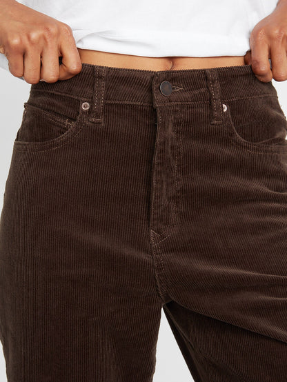 Pantalon en velours côtelé Stoned Straight - ESPRESSO