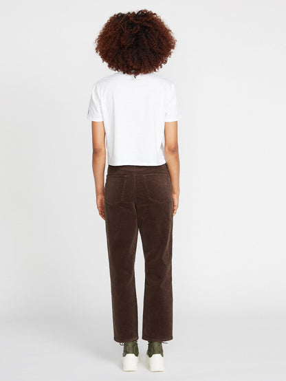 Pantalon en velours côtelé Stoned Straight - ESPRESSO