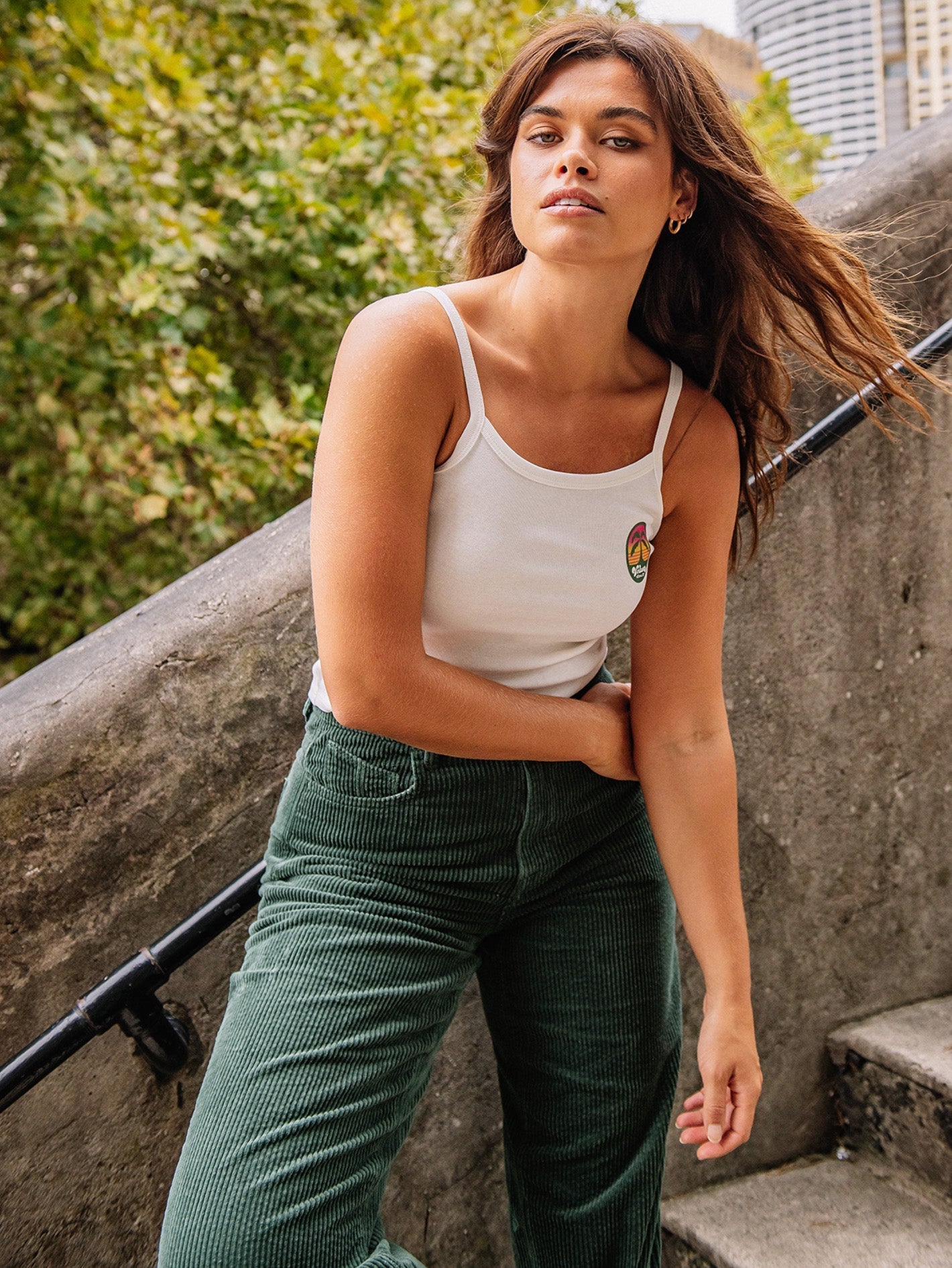 Weellow Corduroy Pants - DARK PINE
