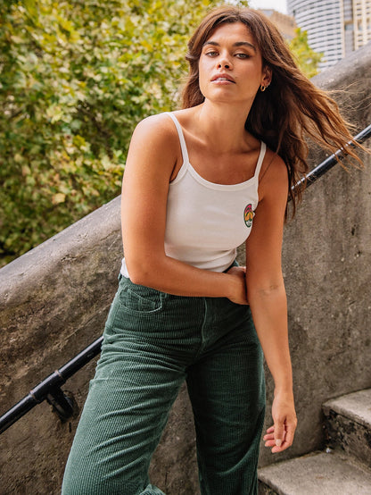 Weellow Corduroy Pants - DARK PINE
