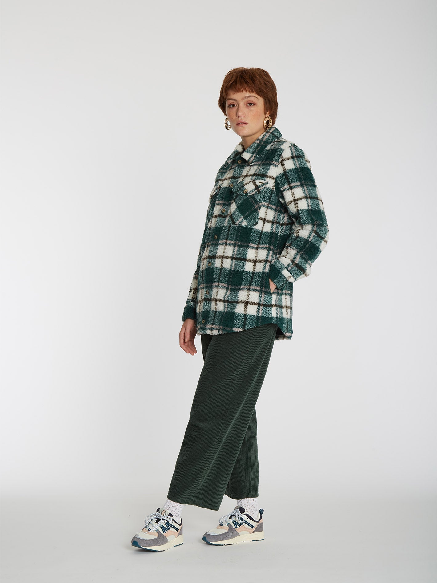 Weellow Corduroy Pants - DARK PINE