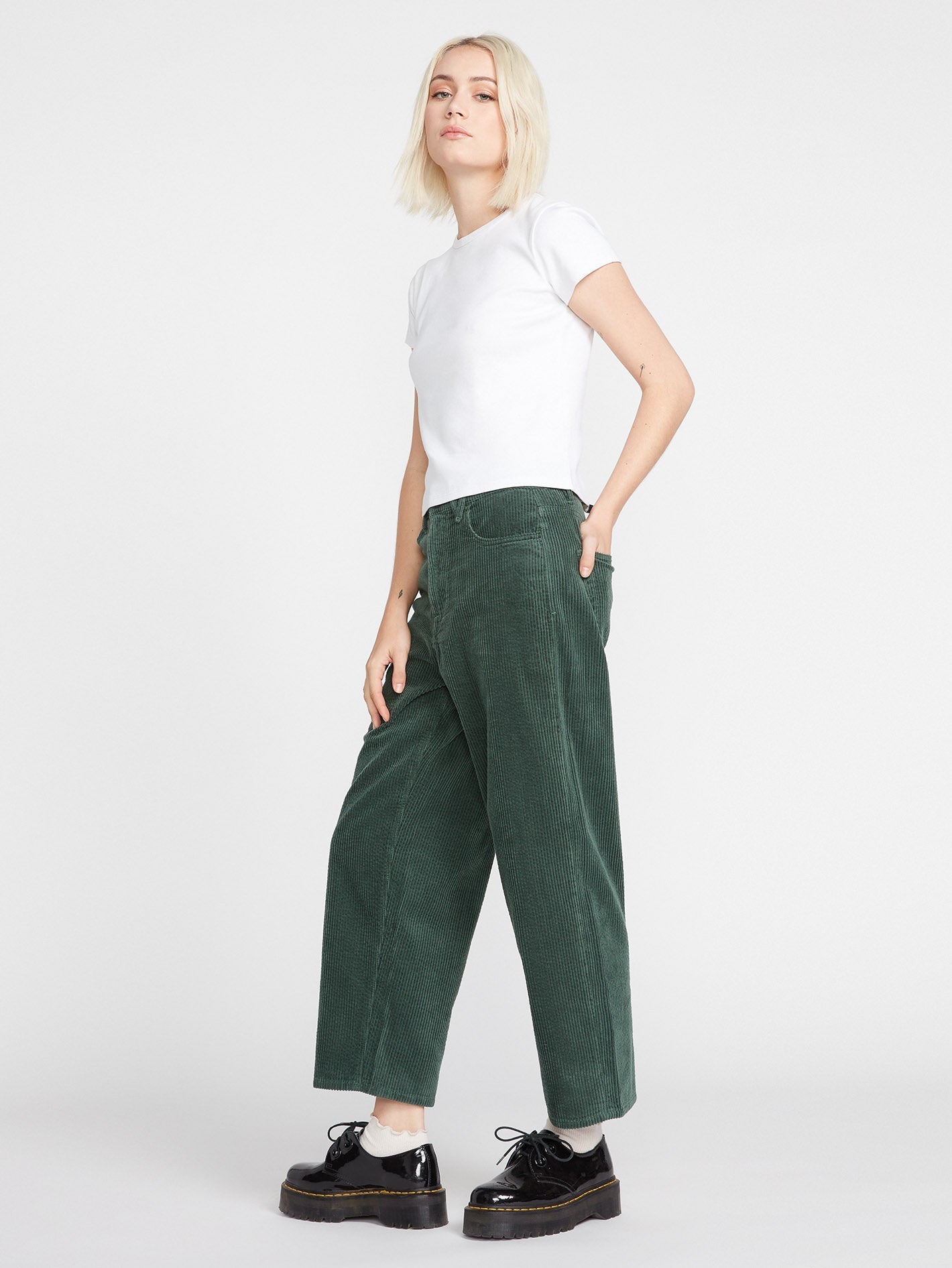 Weellow Corduroy Pants - DARK PINE