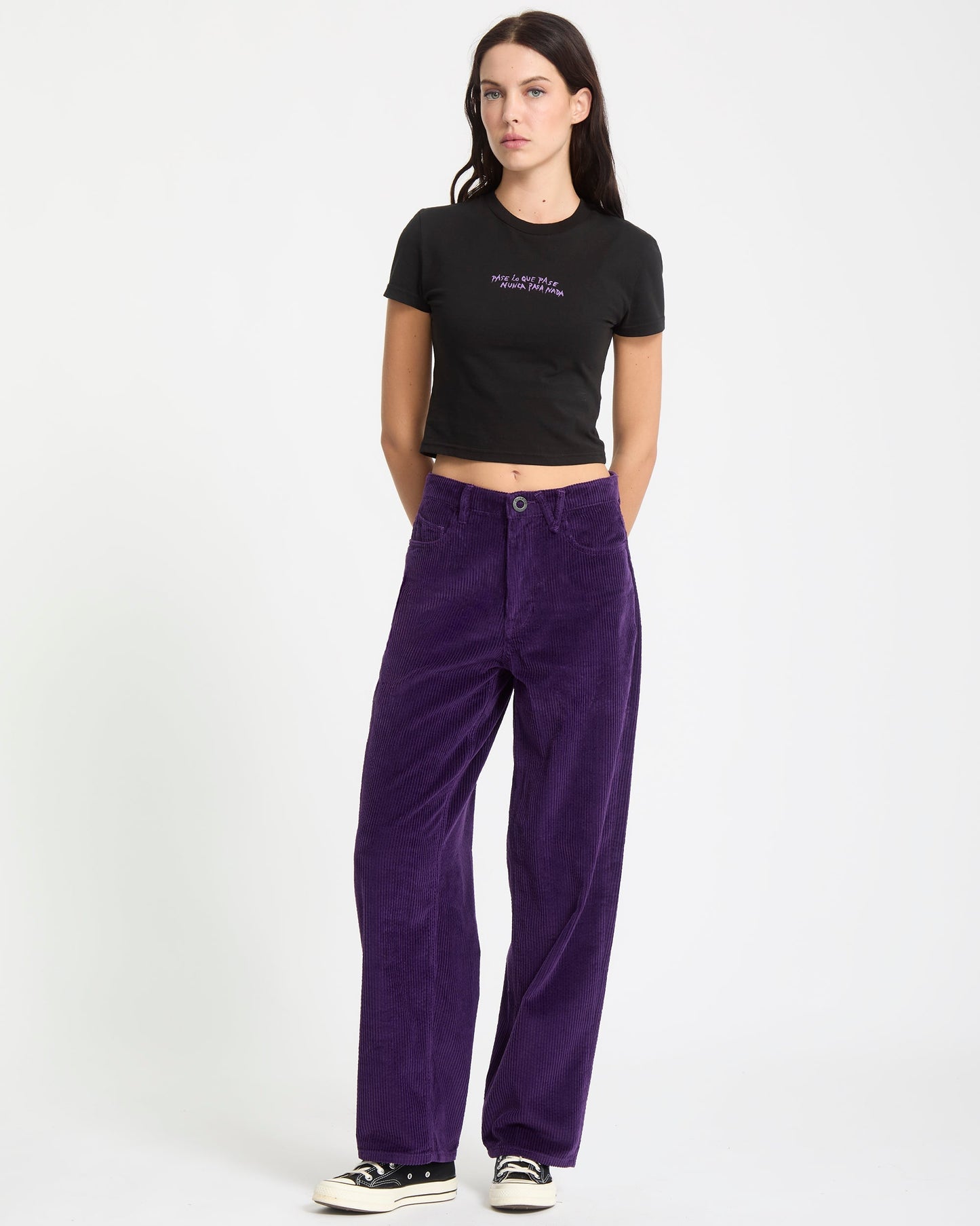 Weellow II Velvet Trousers - Acai