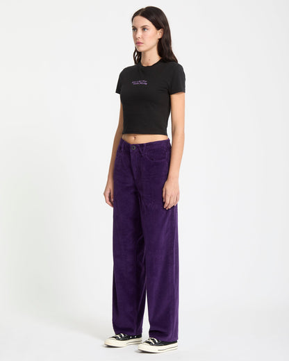 Weellow II Velvet Trousers - Acai