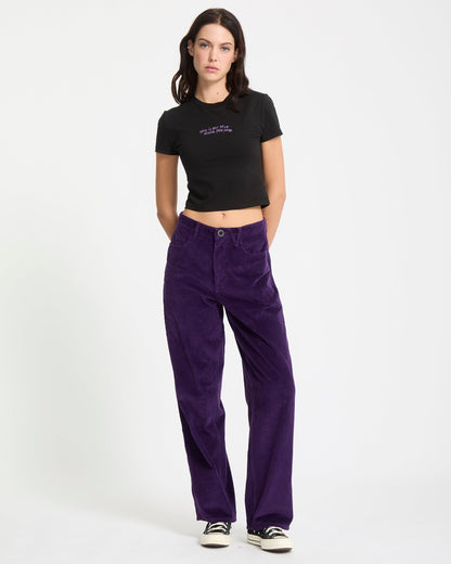 Weellow II Velvet Trousers - Acai