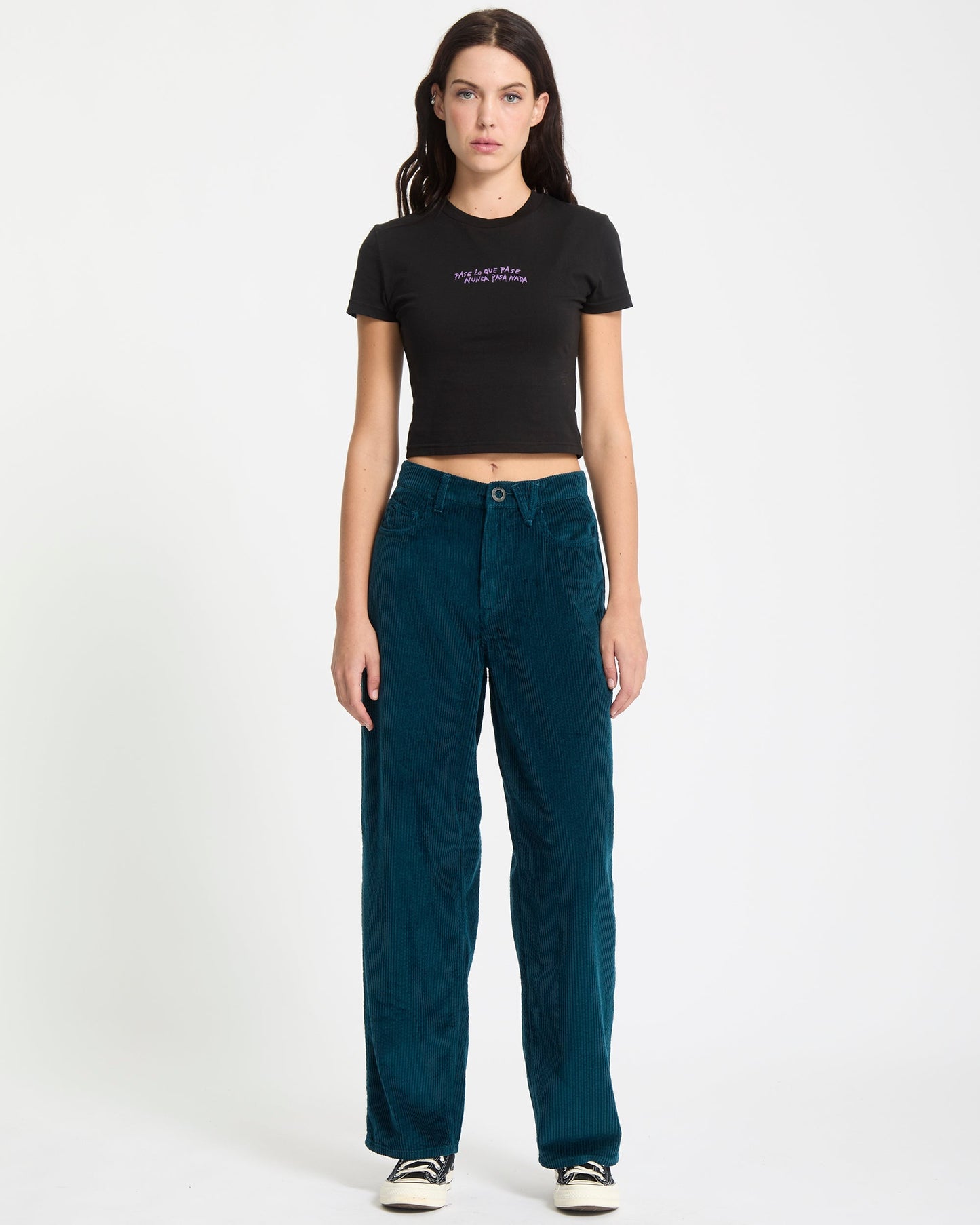 Pantalon En Velours Weellow II - Emerald Green
