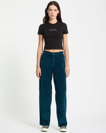 Pantalon En Velours Weellow II - Emerald Green