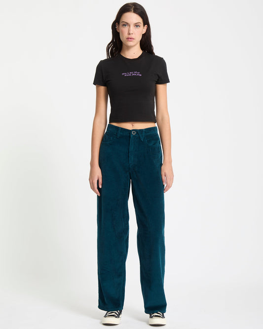 Pantalon En Velours Weellow II - Emerald Green