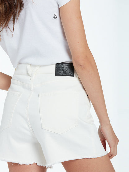 Stone Step High Rise Shorts – STAR WHITE