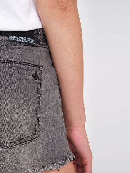 1991 Stoned Denim Shorts - VINTAGE BLACK