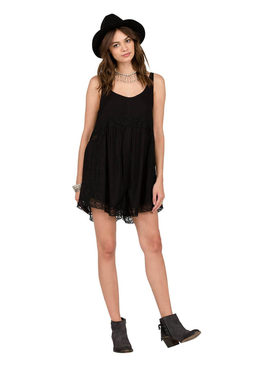 In My Lane Romper - Black