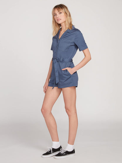 Frochickie Playsuit - VINTAGE NAVY