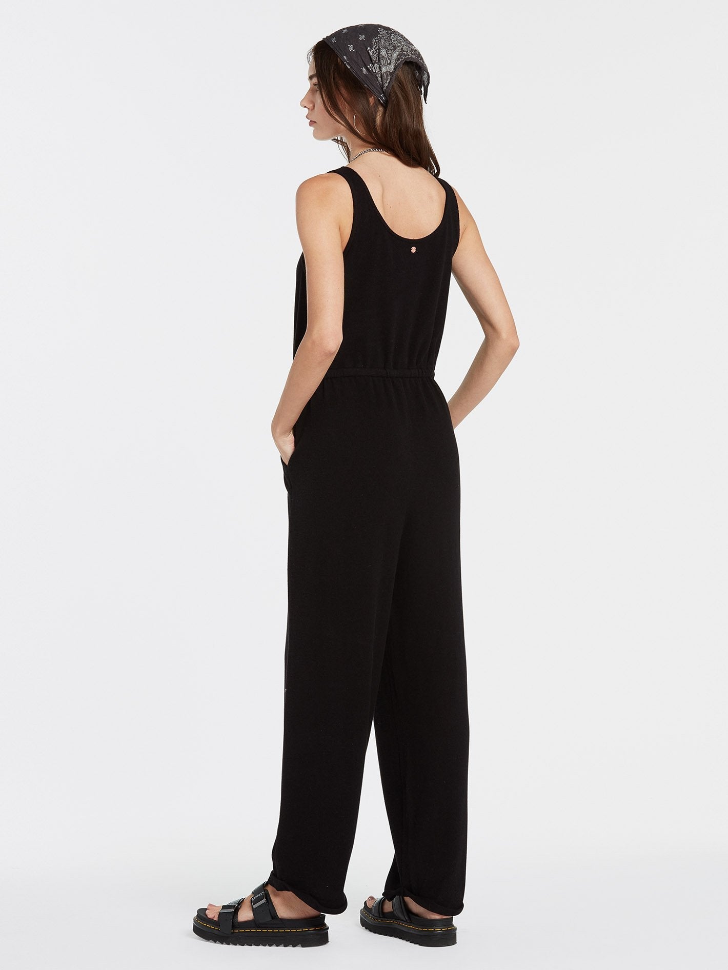 Lil Fleece Overalls - BLACK