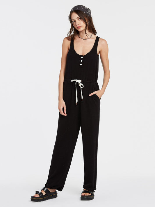 Salopette Lil Fleece - BLACK