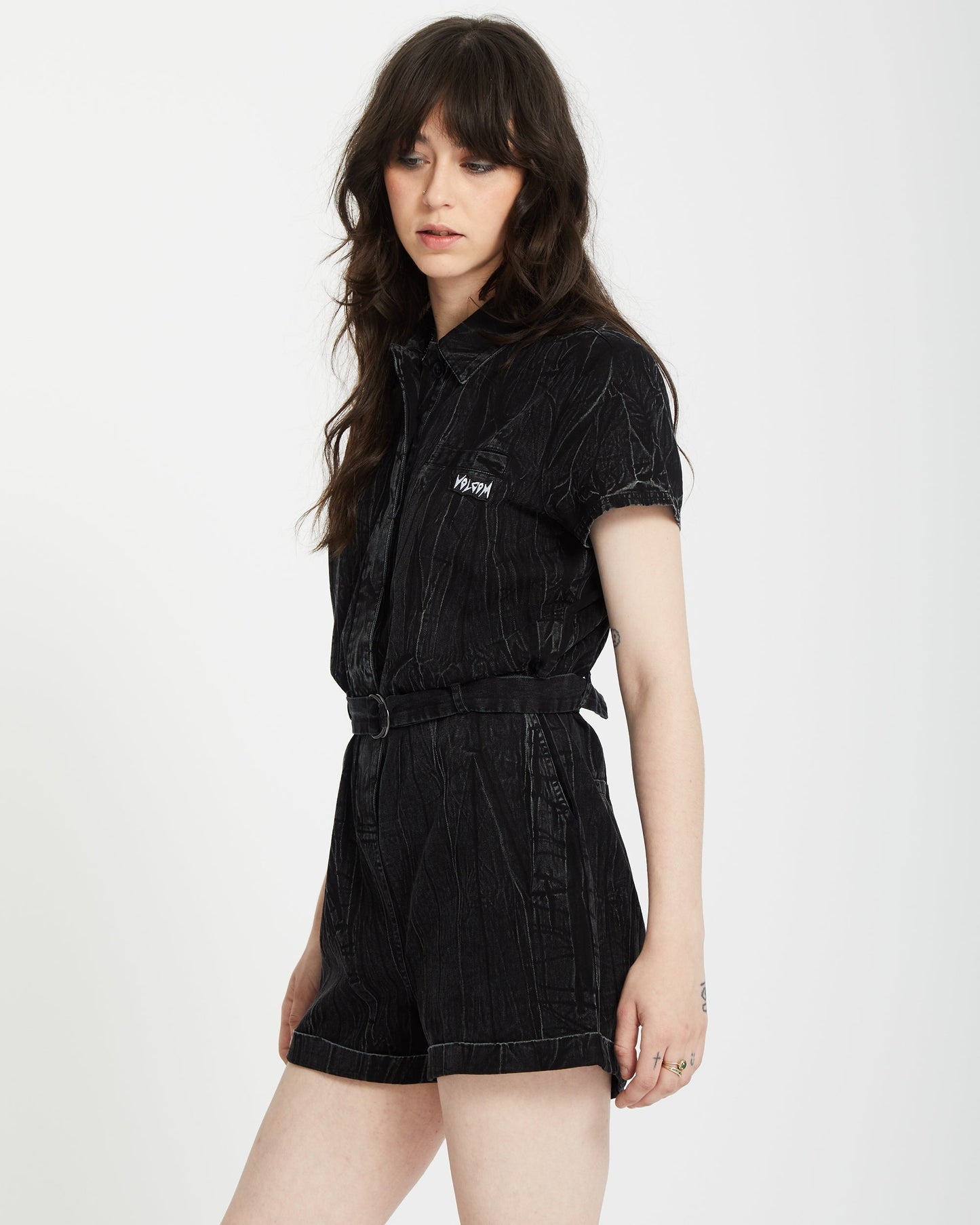 Combishort Asphalt - BLACK MARBLE WASH