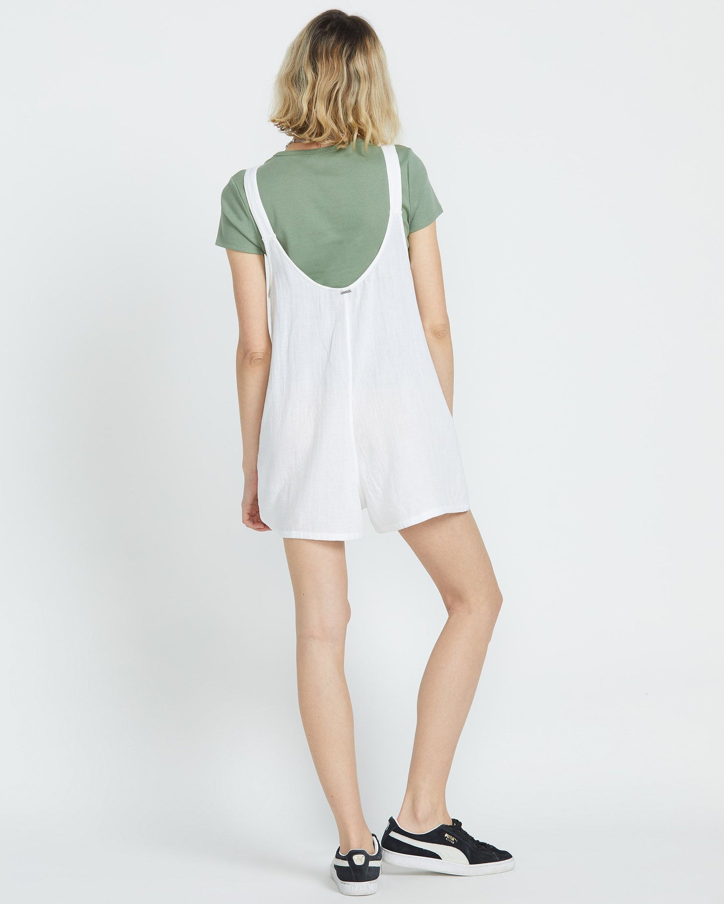 Lil Playsuit mit Bindebändern – WEISS