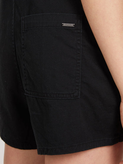 Coco Twill-Latzhose – SCHWARZ