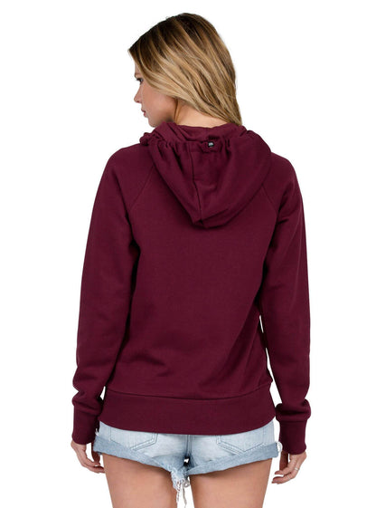 Commin Back Hoodie - Merlot