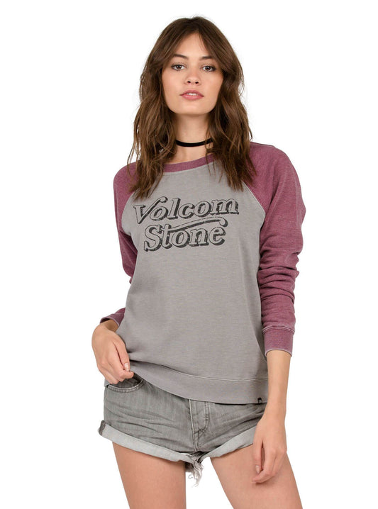 Sweatshirt Art Tropolis Crew - Merlot