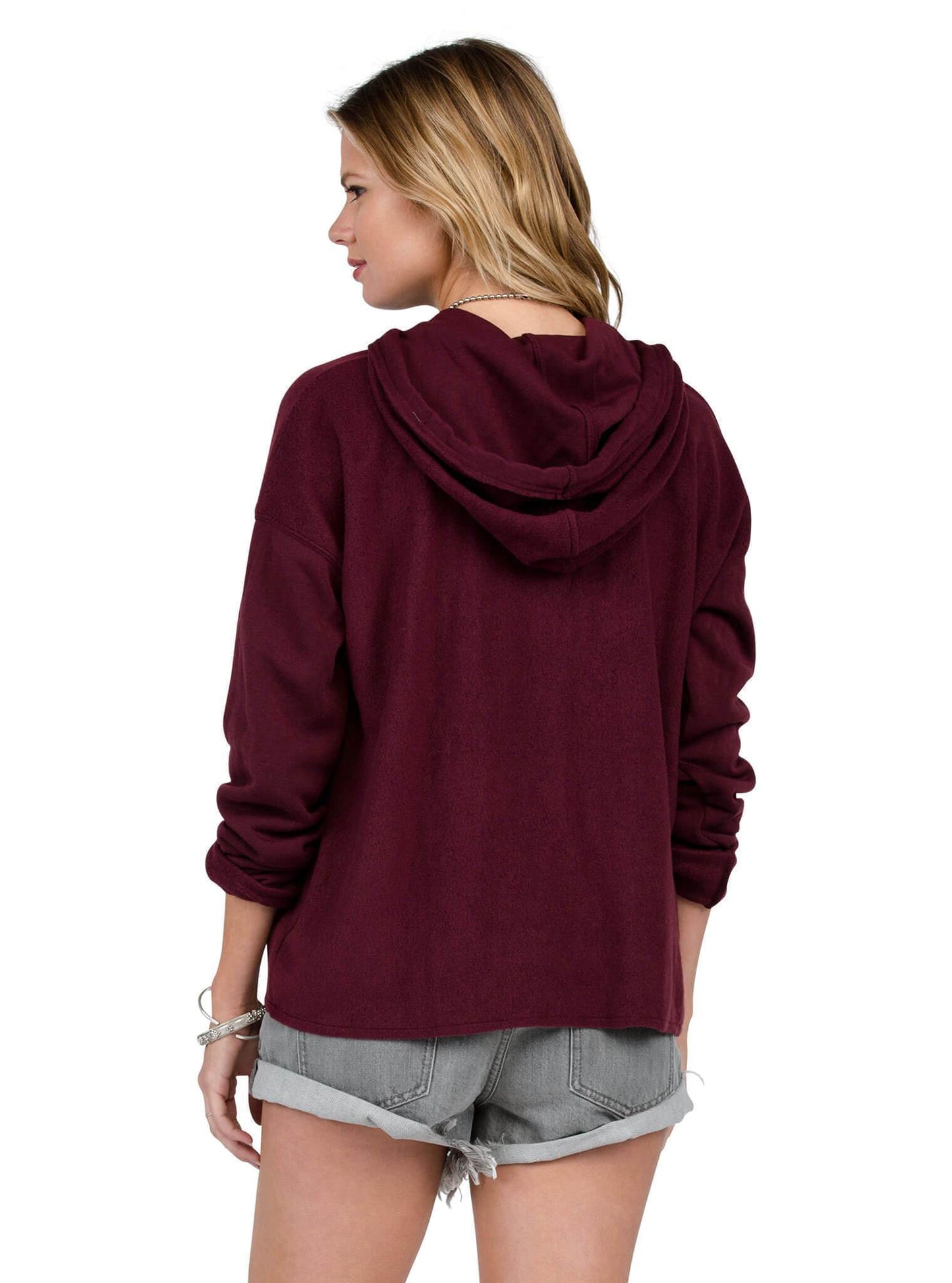 Lived In Pullover Hoodie - Merlot