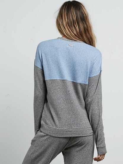 Lil Crew Fleece-Sweatshirt - Anthrazitgrau