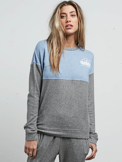 Lil Crew Fleece-Sweatshirt - Anthrazitgrau