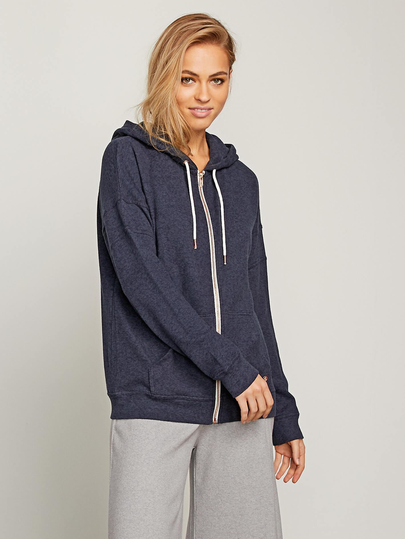Sweat Lil Zip  - Sea Navy