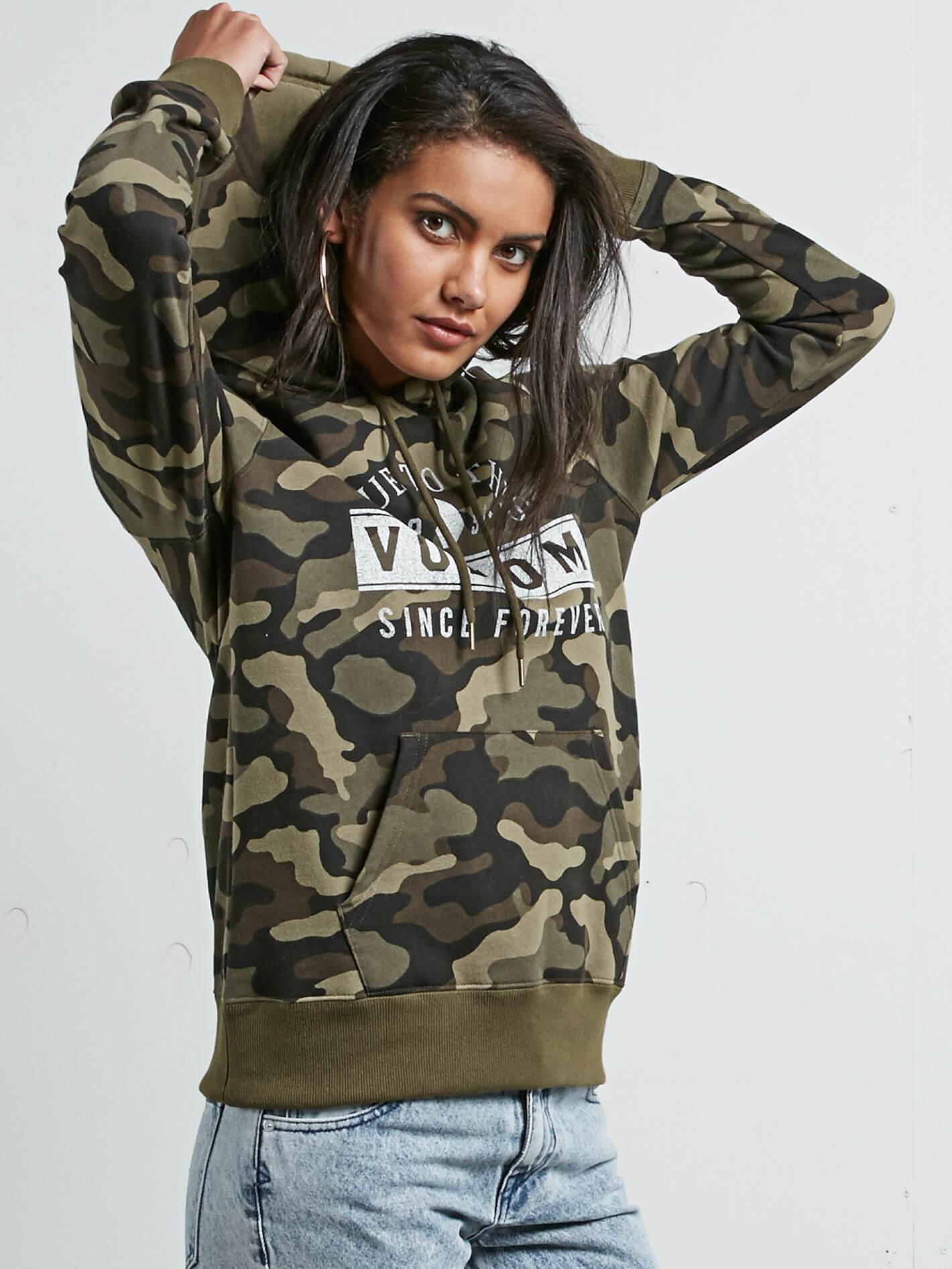 Volcom Stone Hoodie - Dark Camo
