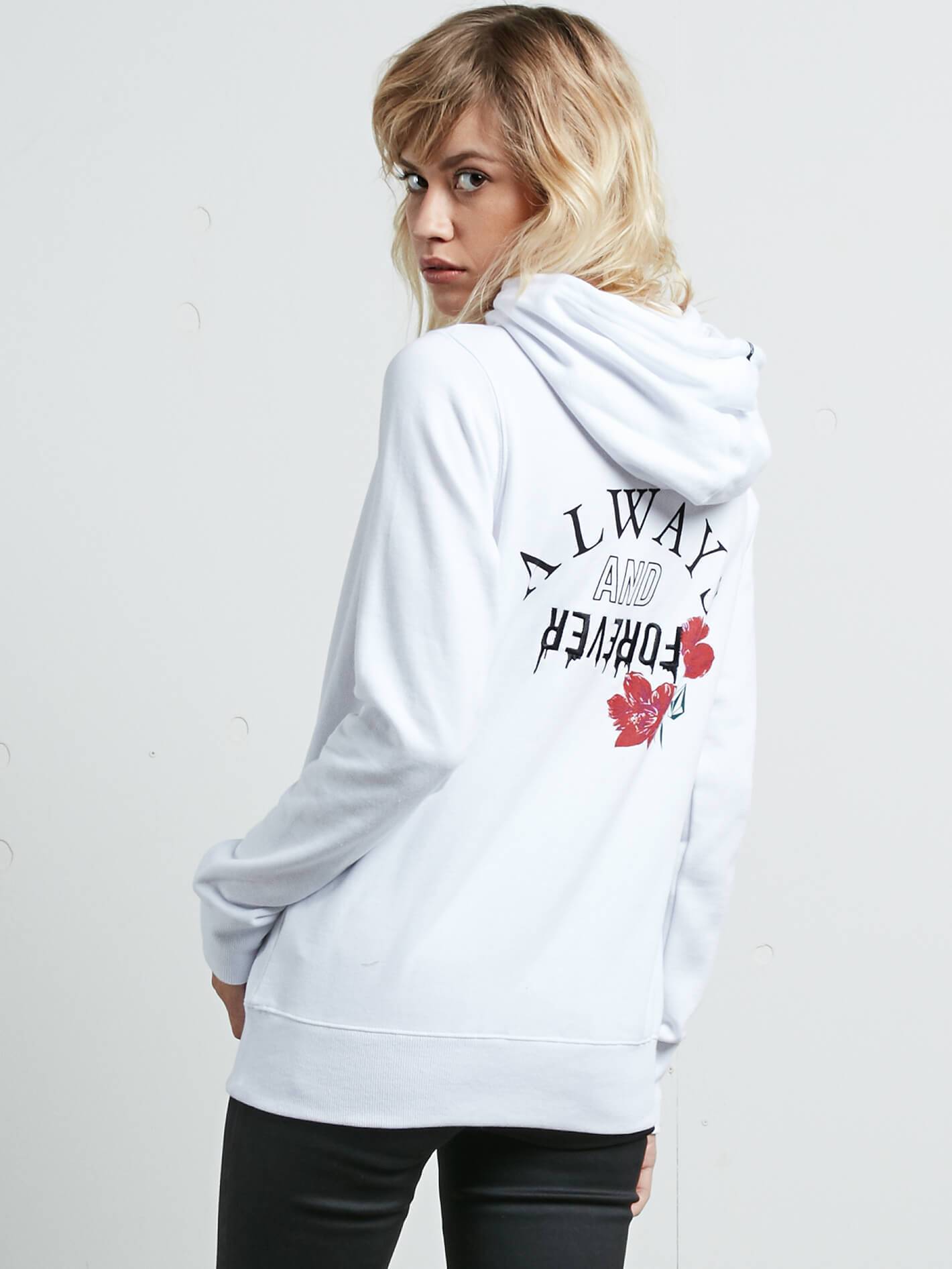 Volcom Stone Hooded Sweatshirt - White