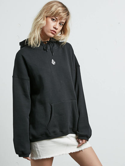 Roll It Up Hooded Sweatshirt - Black