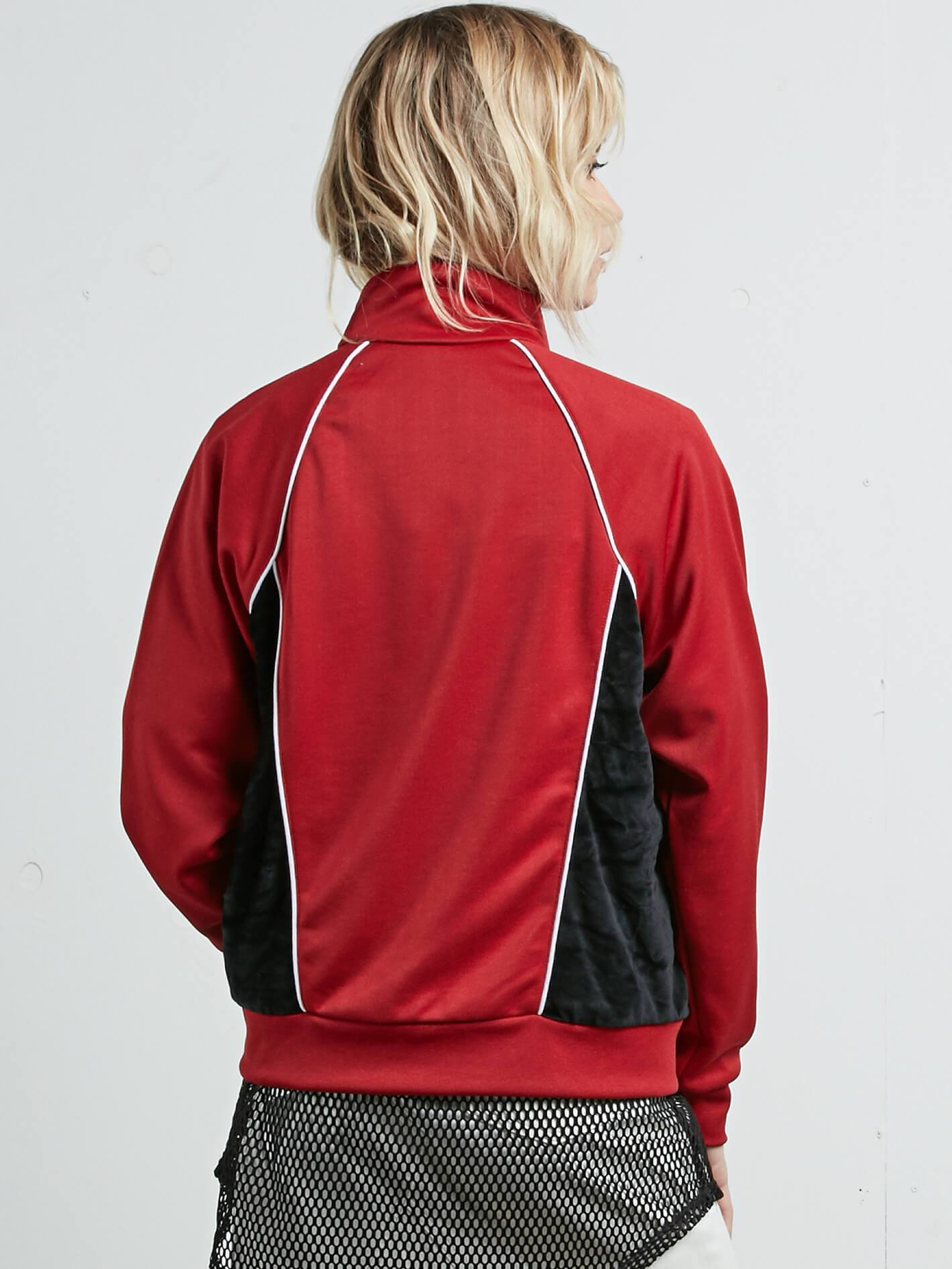 True to Track Jacket - Chili Red
