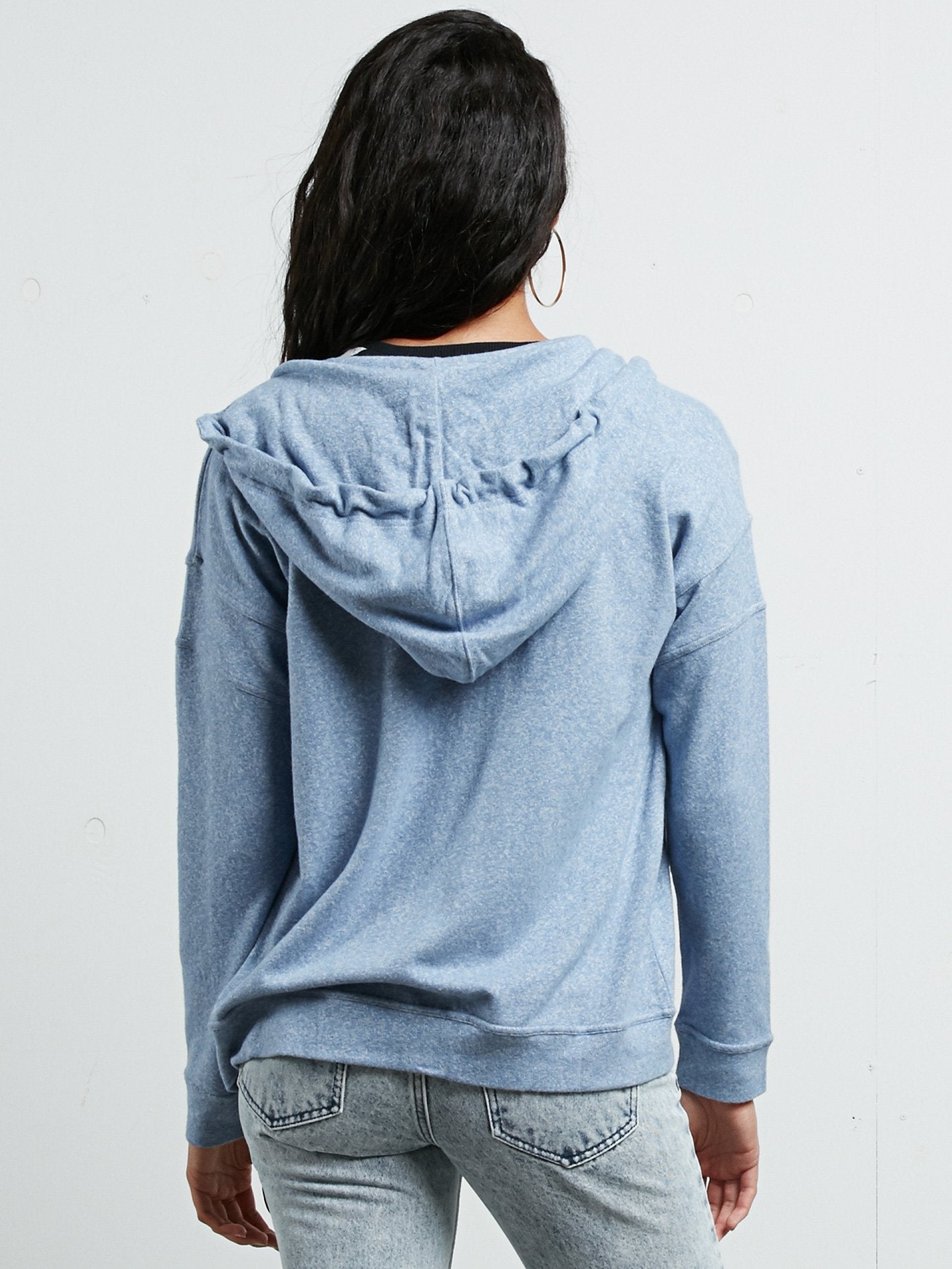 Sweatshirt à capuche Lil Zip - Washed Blue