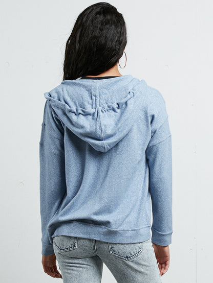 Sweatshirt à capuche Lil Zip - Washed Blue