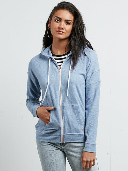 Sweatshirt à capuche Lil Zip - Washed Blue