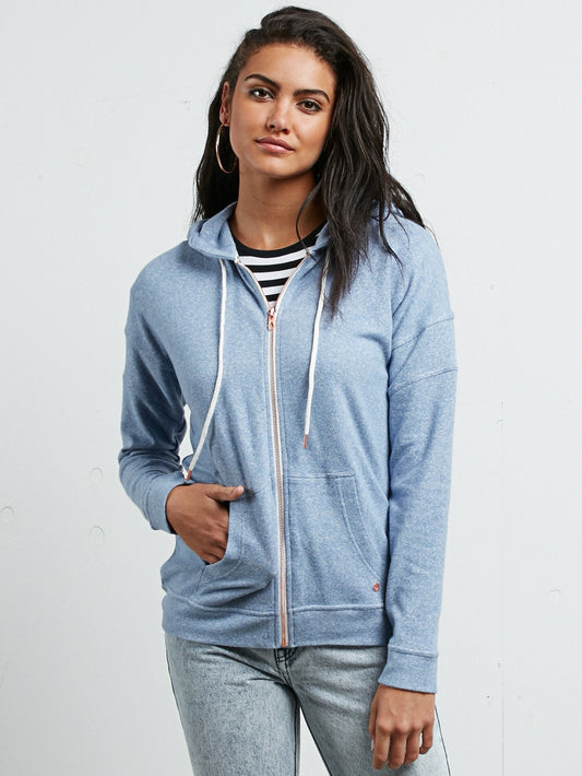 Sweatshirt à capuche Lil Zip - Washed Blue